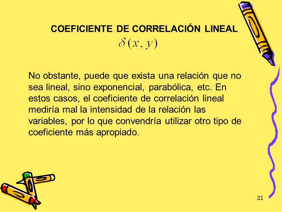 COEFICIENTE DE CORRELACIÓN LINEAL