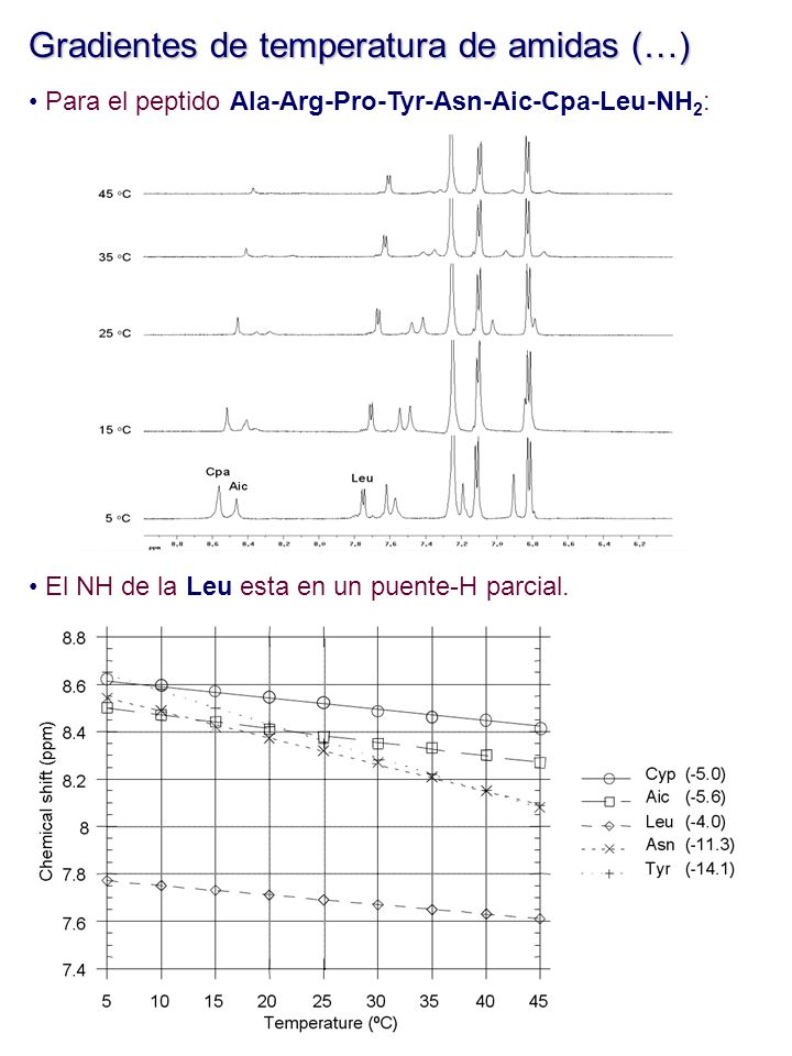 Gradientes de temperatura de amidas (…)