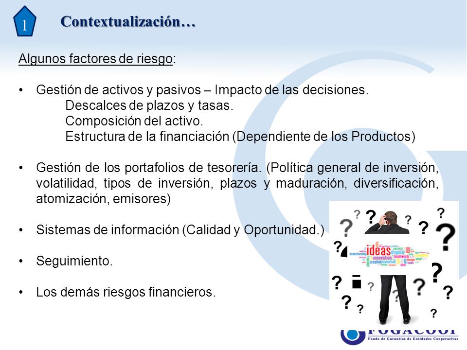 1 Contextualización… Algunos factores de riesgo: