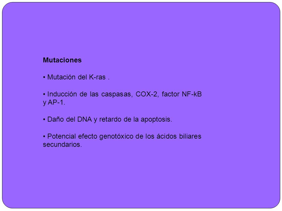 Inducción de las caspasas, COX-2, factor NF-kB y AP-1.