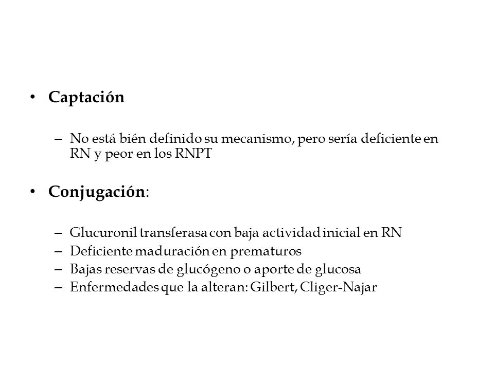 Captación Conjugación: