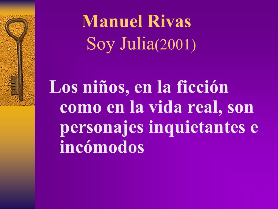 Manuel Rivas Soy Julia(2001)