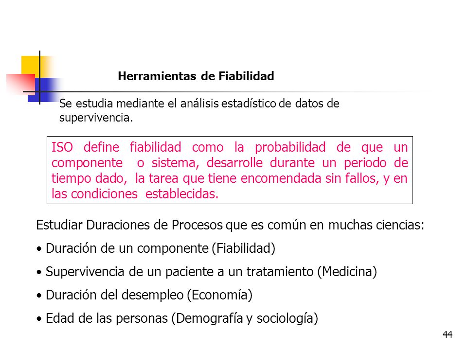 Estudiar Duraciones de Procesos que es común en muchas ciencias: