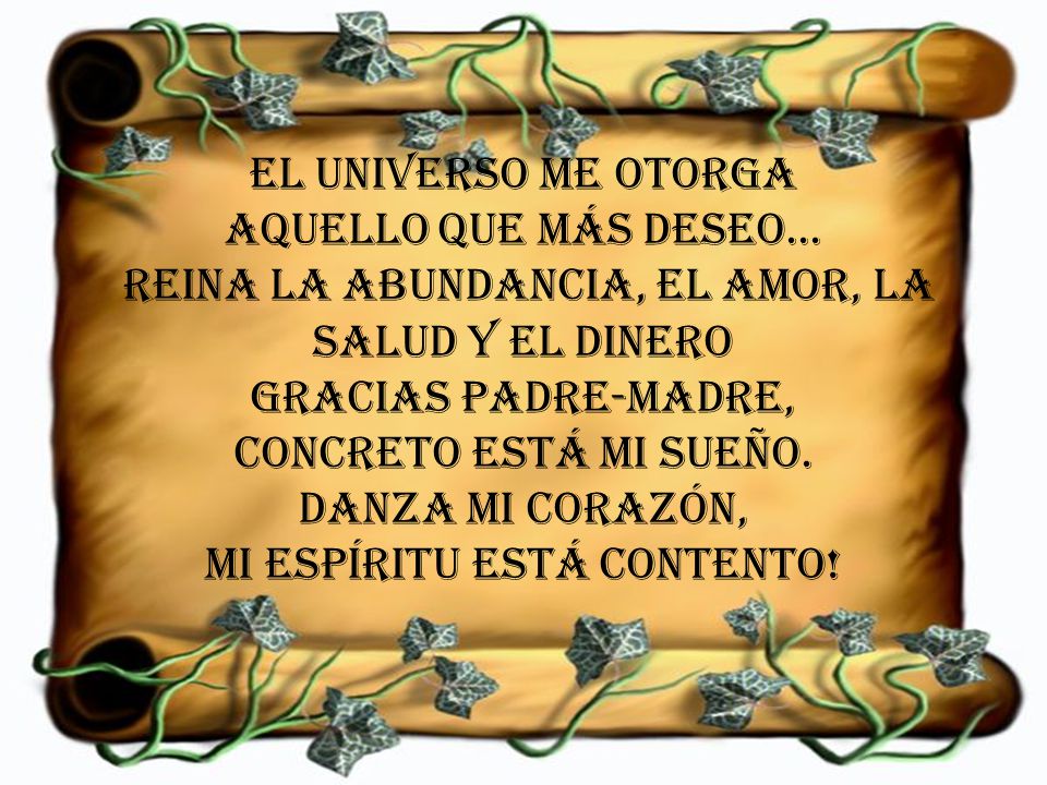 concreto está mi sueño. Danza mi corazón, mi espíritu está contento!