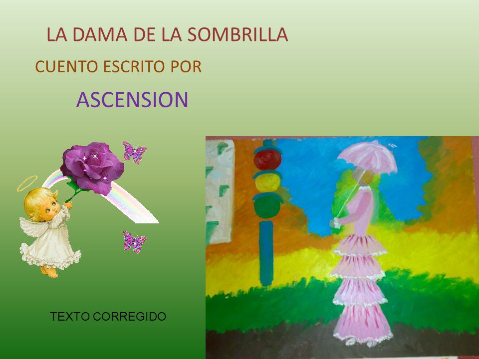 LA DAMA DE LA SOMBRILLA CUENTO ESCRITO POR ASCENSION TEXTO CORREGIDO