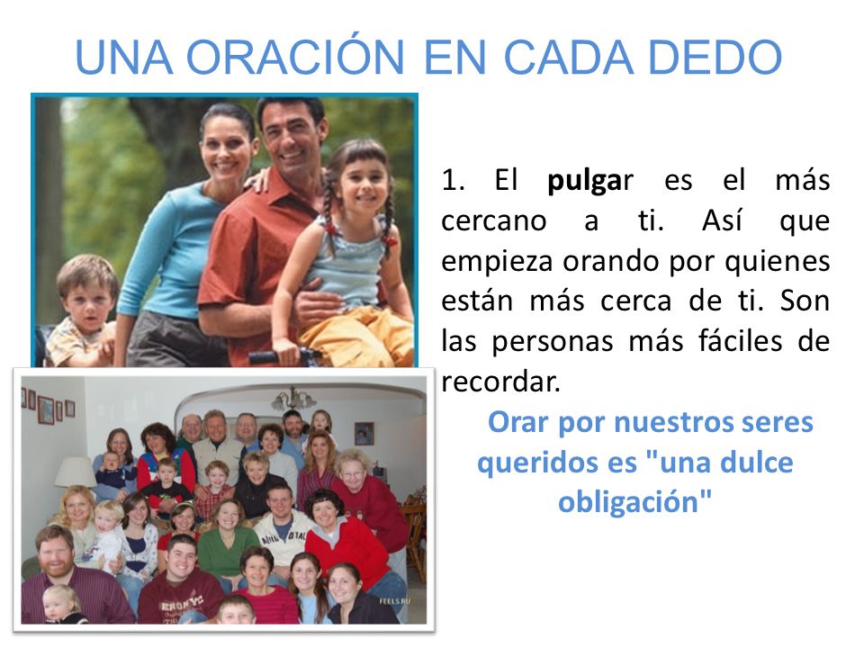 Orar por nuestros seres queridos es una dulce obligación