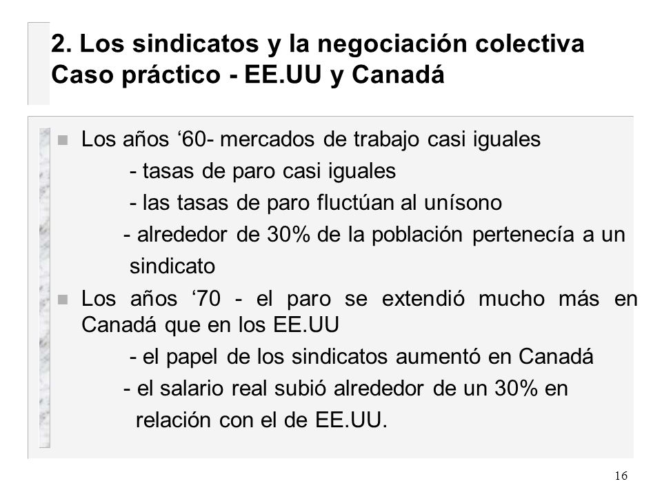 2. Los sindicatos y la negociación colectiva Caso práctico - EE