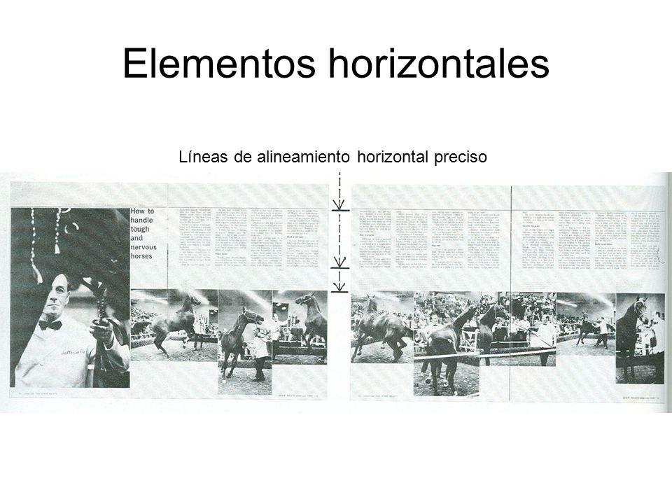 Elementos horizontales