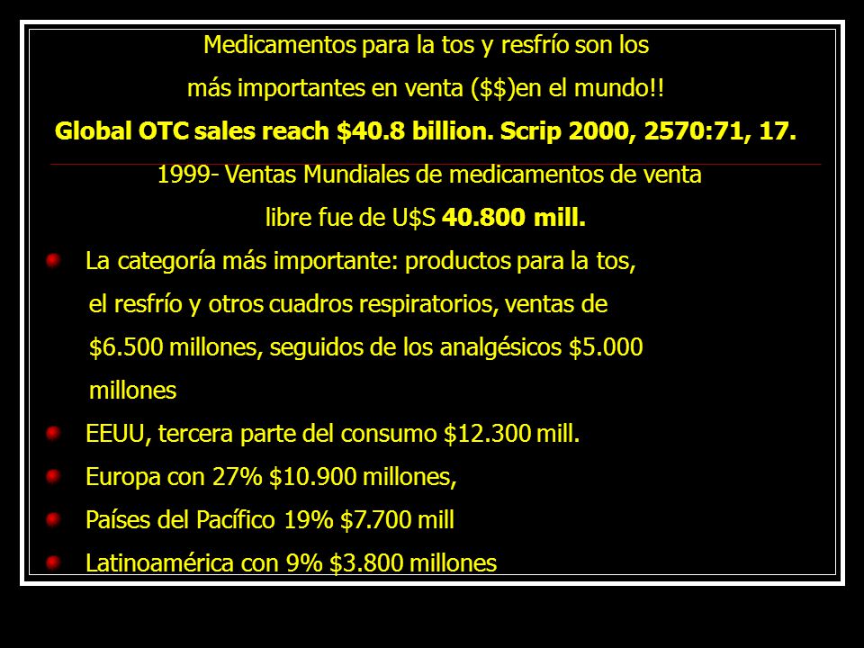 Global OTC sales reach $40.8 billion. Scrip 2000, 2570:71, 17.