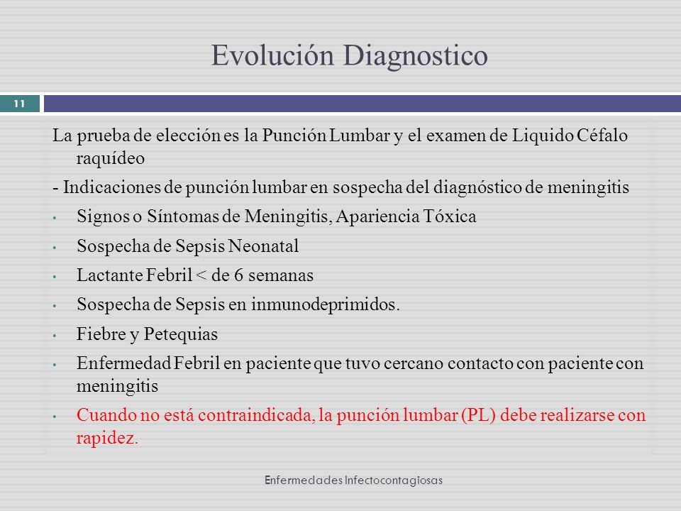 Evolución Diagnostico