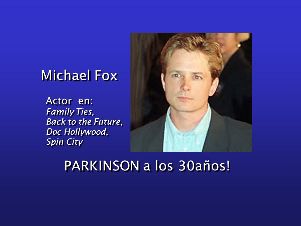 Michael Fox PARKINSON a los 30años! Actor en: Family Ties,