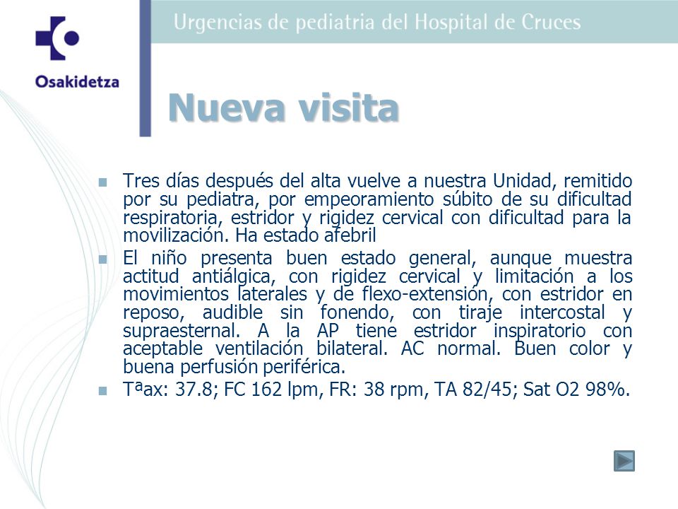 Nueva visita