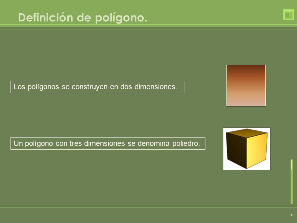 Definición de polígono.