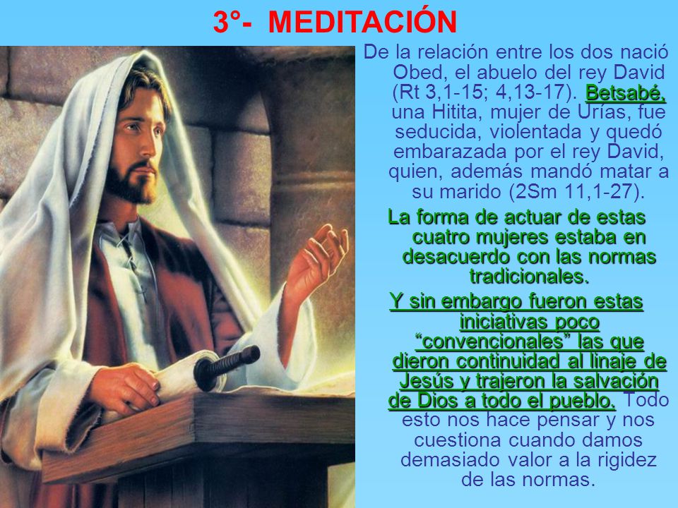 3°- MEDITACIÓN
