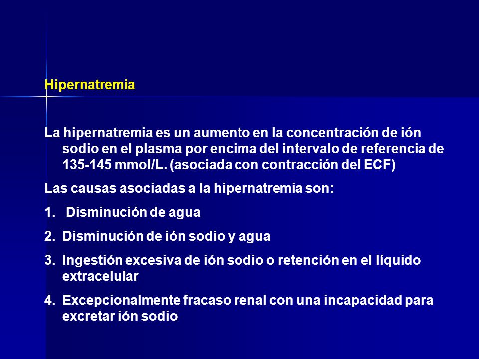 Hipernatremia