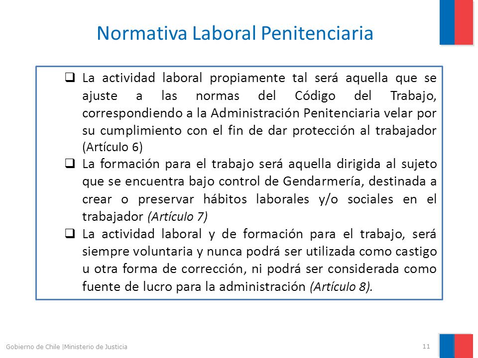 Normativa Laboral Penitenciaria