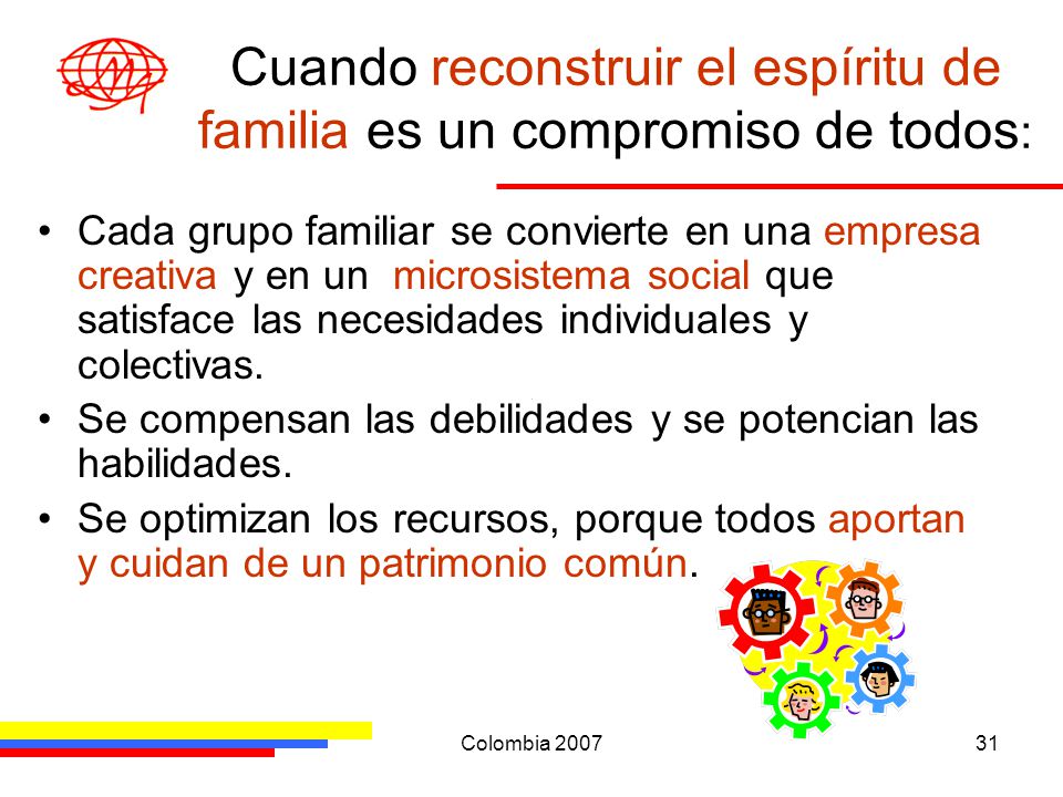 Cuando reconstruir el espíritu de familia es un compromiso de todos: