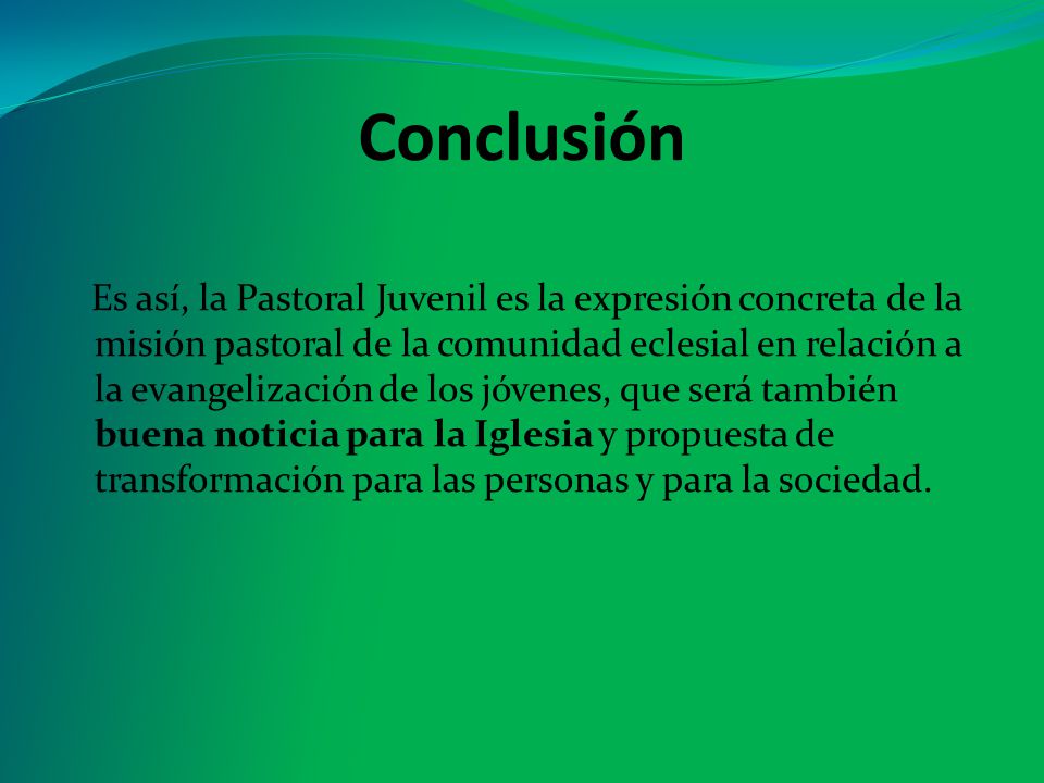 Conclusión