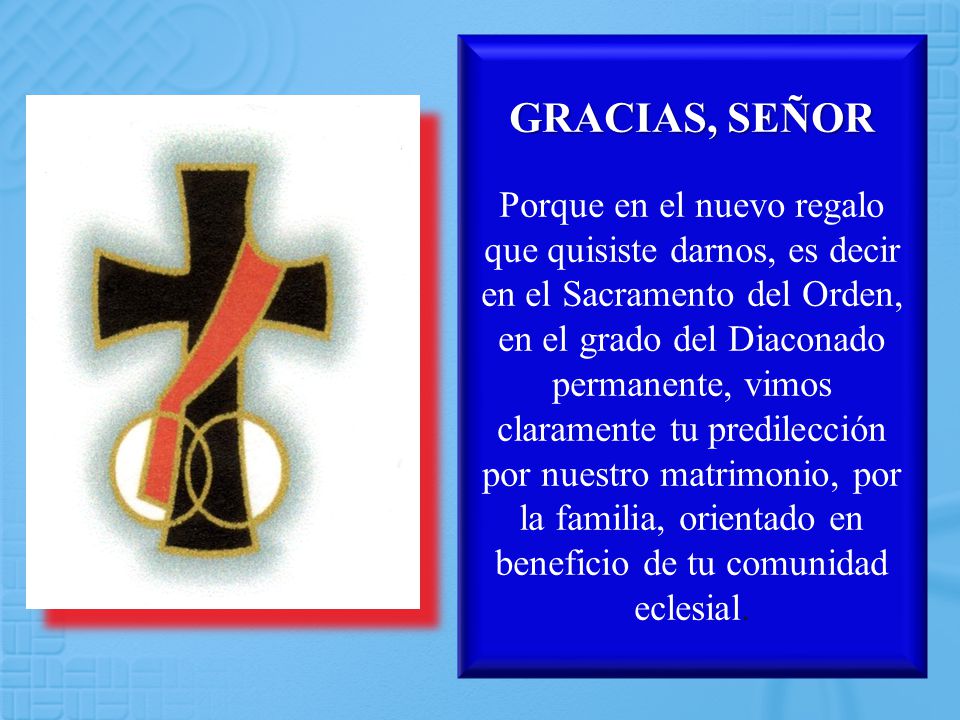 GRACIAS, SEÑOR