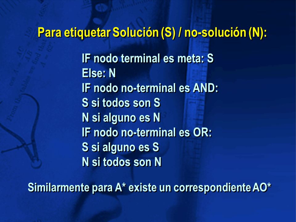 Para etiquetar Solución (S) / no-solución (N):