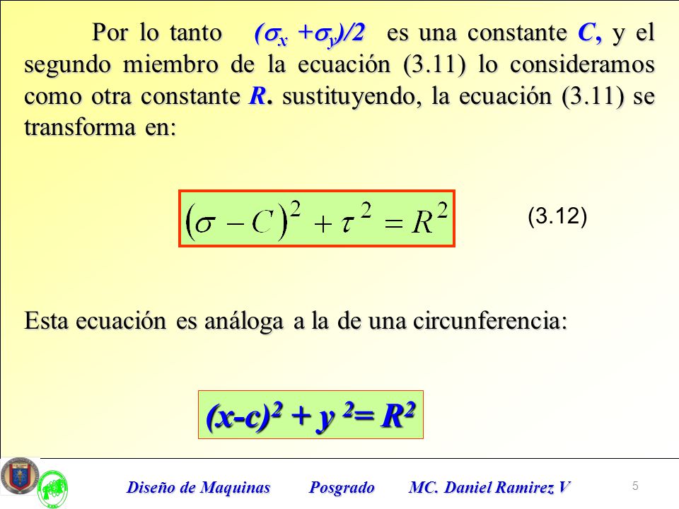 UT3 Analisis de esfuerzos en un Punto 3A Metodo Grafico