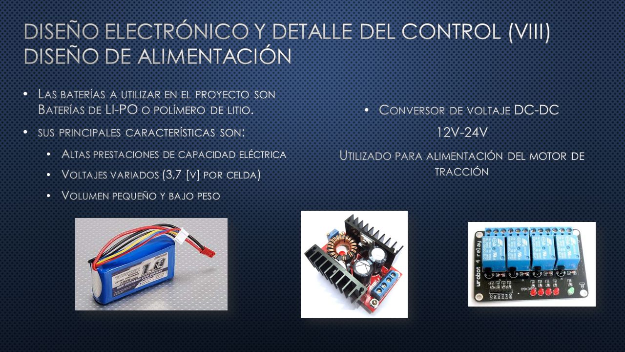 Diseño electrónico y detalle del control (viii) diseño de alimentación