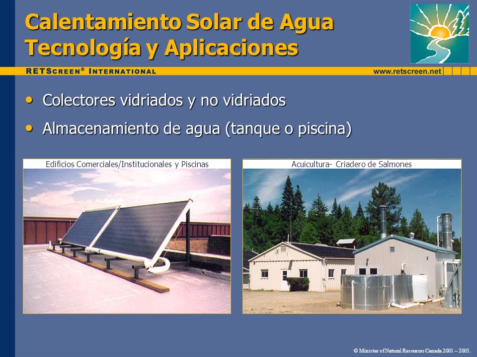 Calentamiento Solar de Agua Tecnología y Aplicaciones