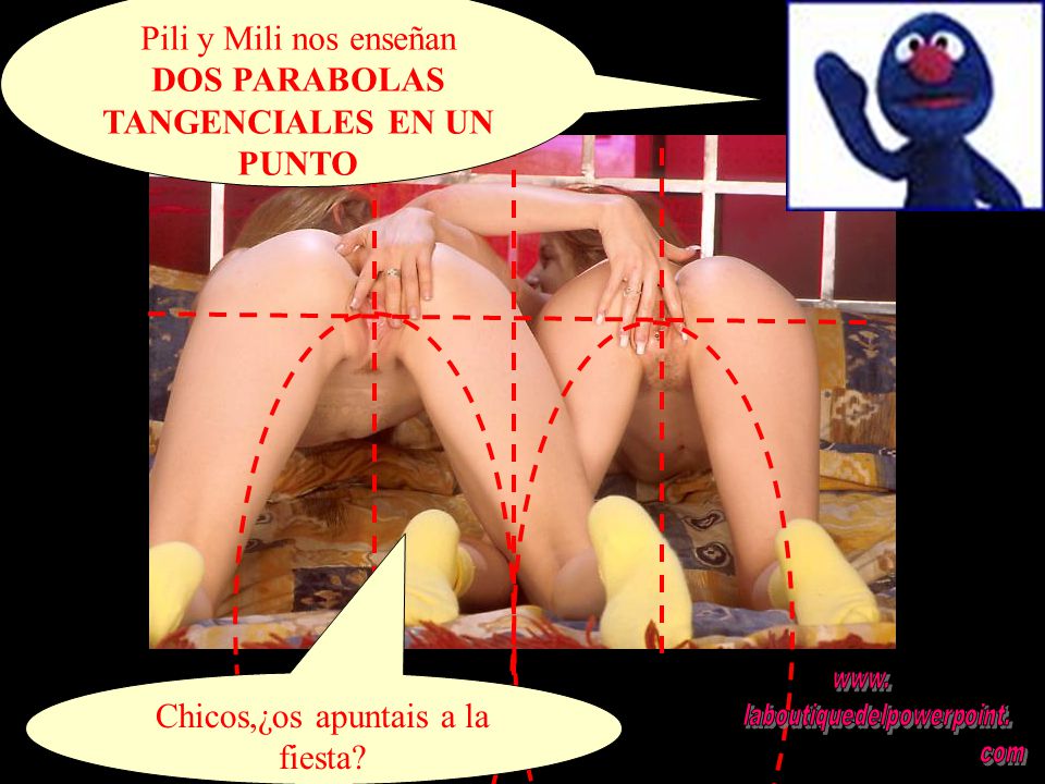 Pili y Mili nos enseñan DOS PARABOLAS TANGENCIALES EN UN PUNTO