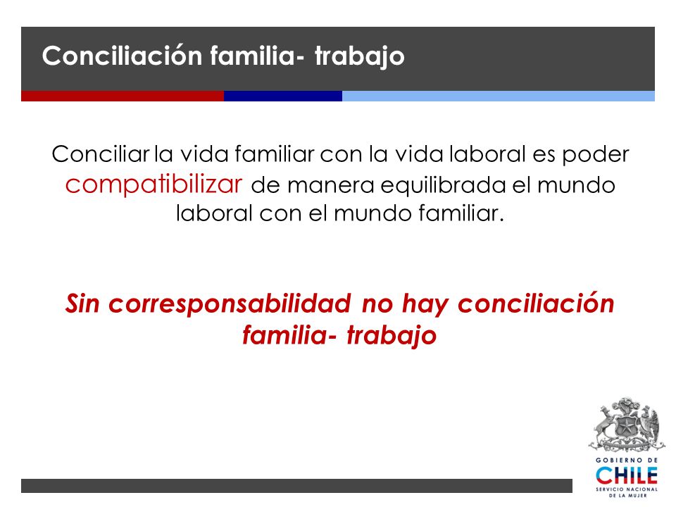Sin corresponsabilidad no hay conciliación familia- trabajo