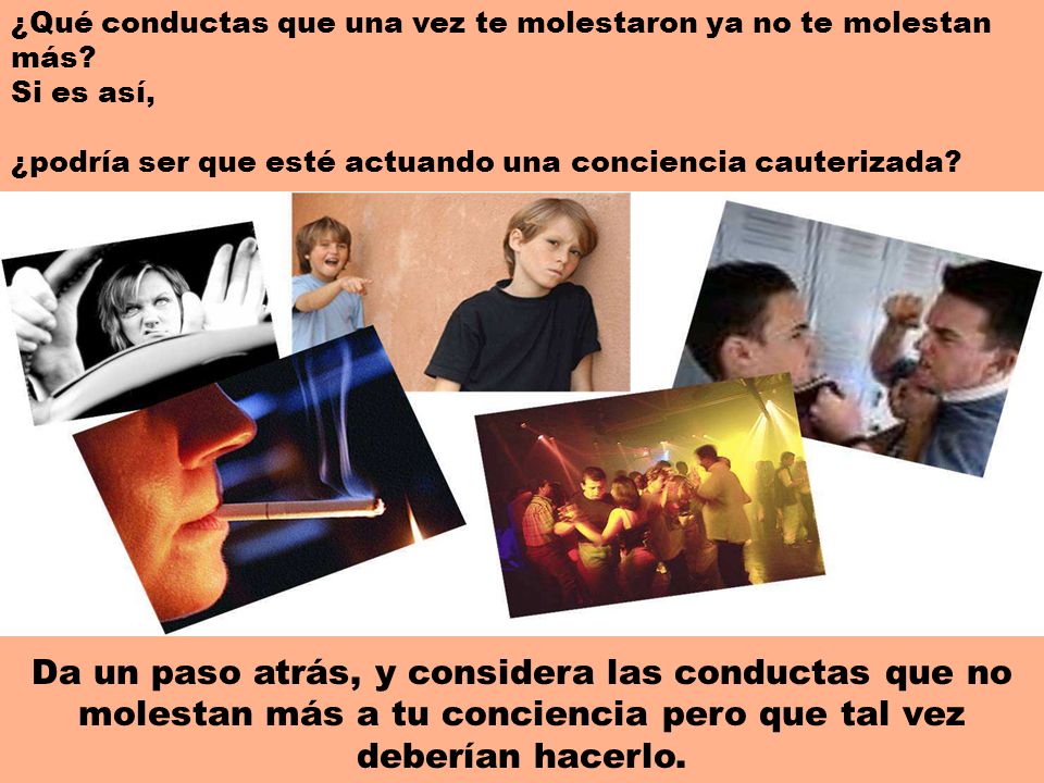 ¿Qué conductas que una vez te molestaron ya no te molestan más
