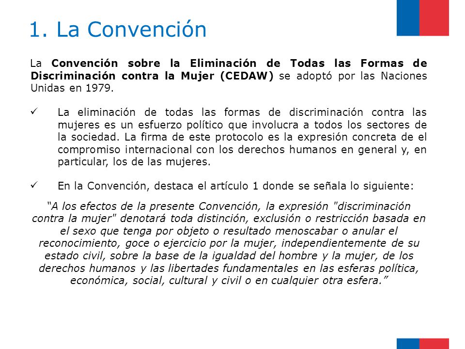 1. La Convención