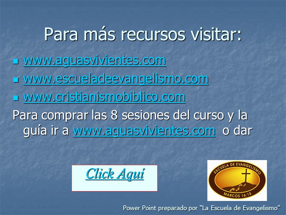 Para más recursos visitar: