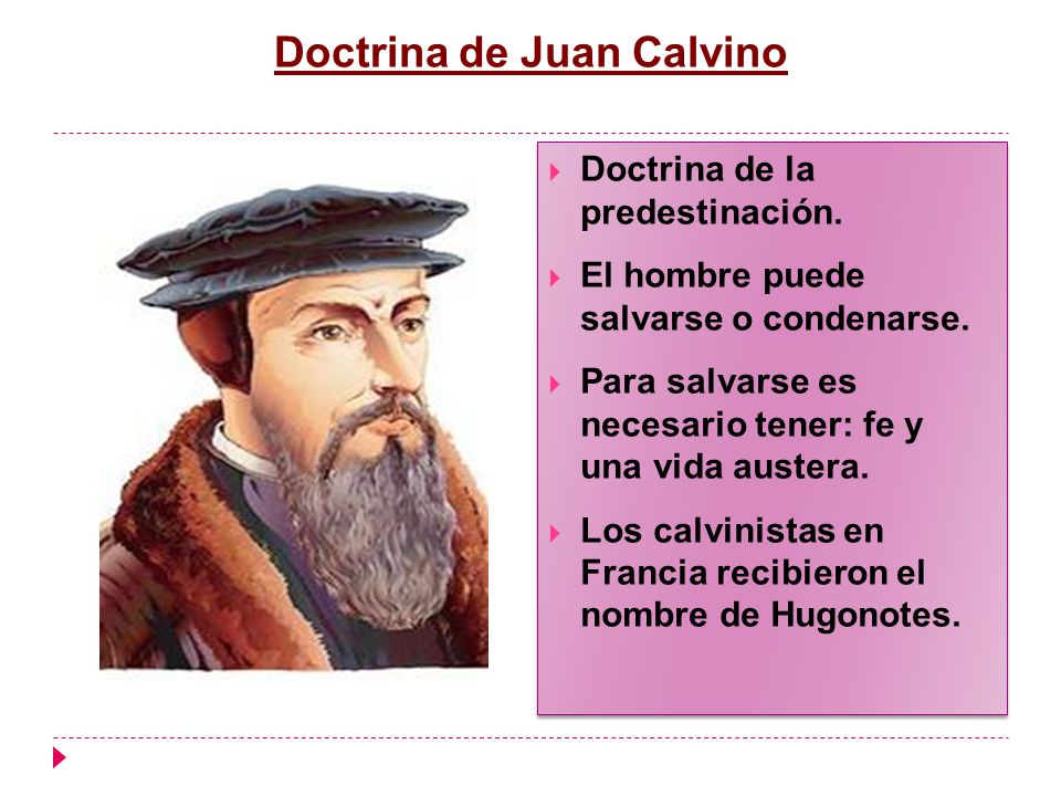 Doctrina de Juan Calvino
