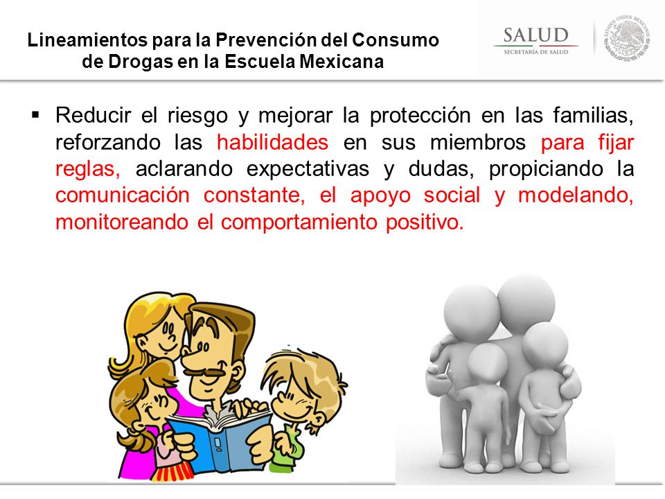 Lineamientos para la Prevención del Consumo de Drogas en la Escuela Mexicana