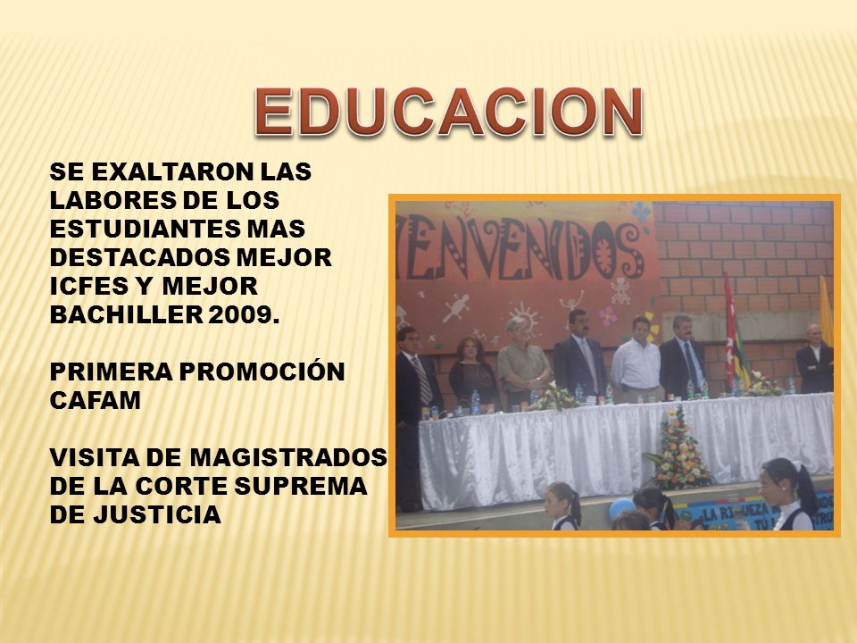 EDUCACION SE EXALTARON LAS LABORES DE LOS ESTUDIANTES MAS DESTACADOS MEJOR ICFES Y MEJOR BACHILLER