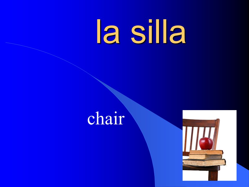 la silla chair