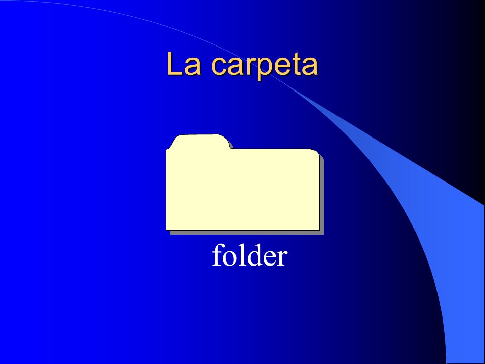 La carpeta folder