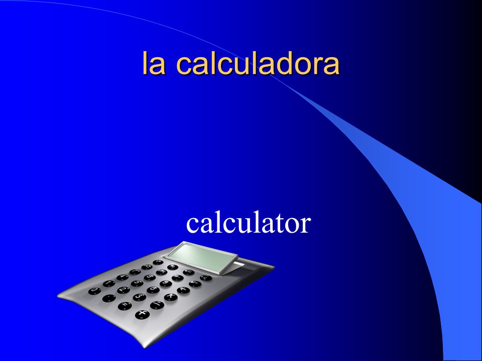 la calculadora calculator