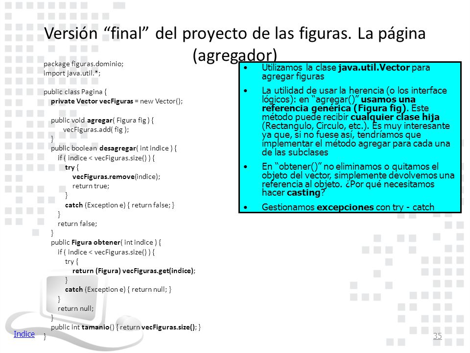 Versión final del proyecto de las figuras. La página (agregador)