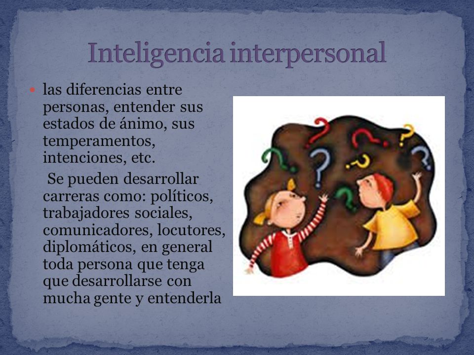 Inteligencia interpersonal