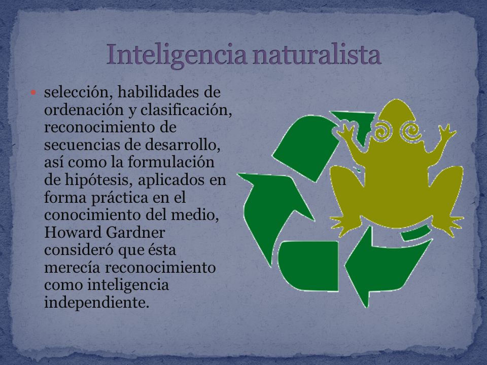 Inteligencia naturalista