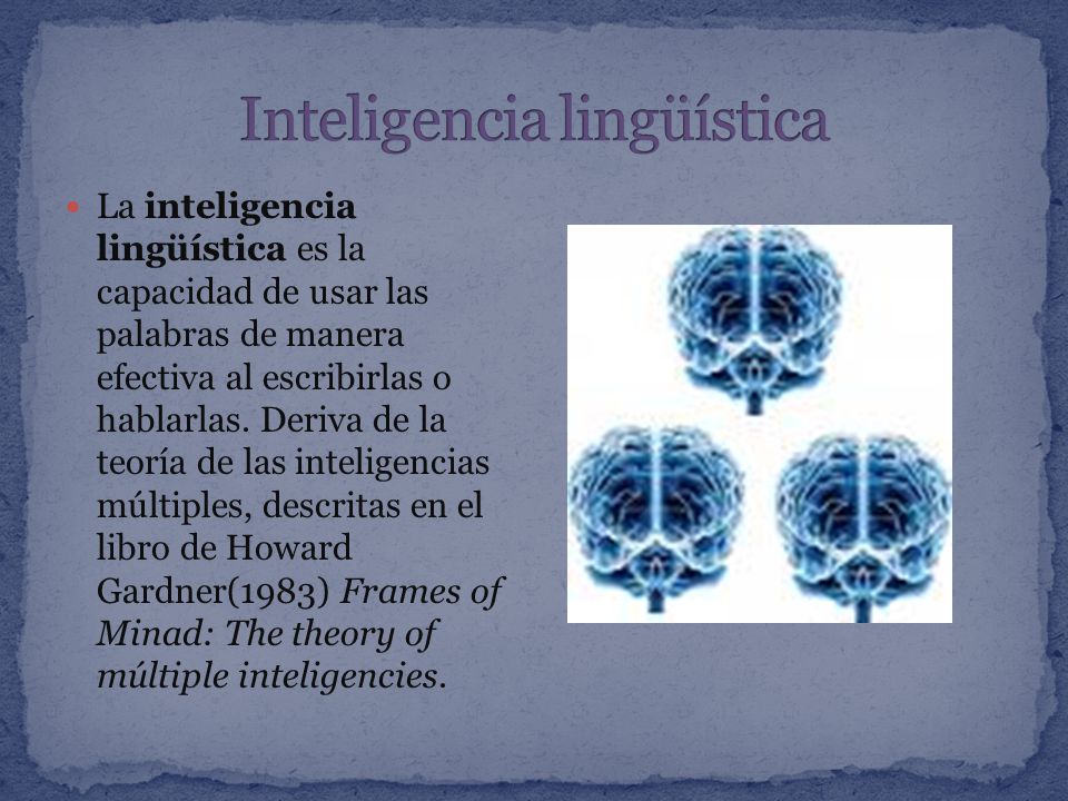 Inteligencia lingüística