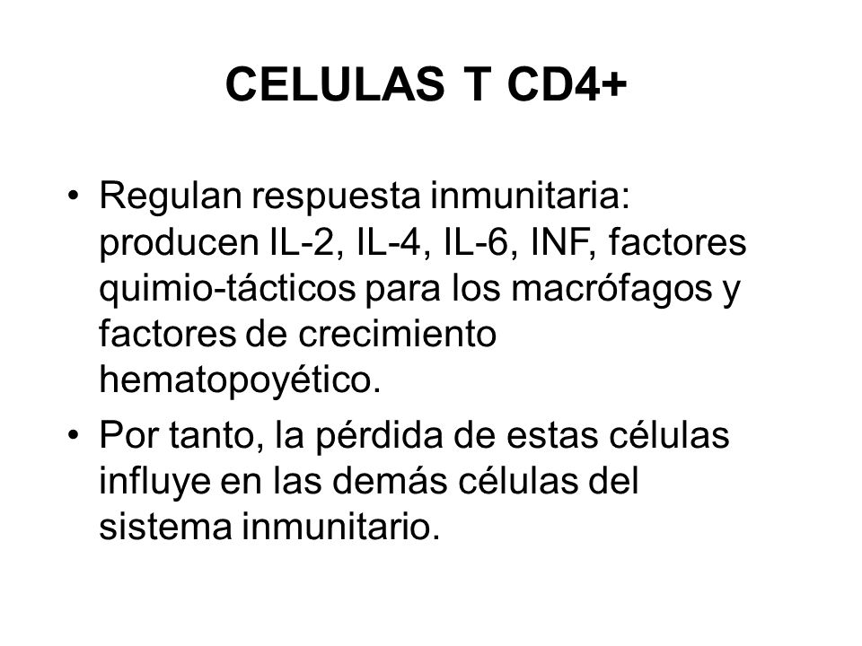 CELULAS T CD4+