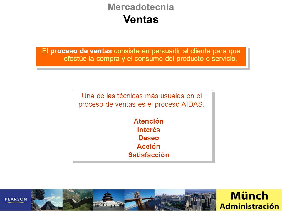 Mercadotecnia Ventas. El proceso de ventas consiste en persuadir al cliente para que efectúe la compra y el consumo del producto o servicio.