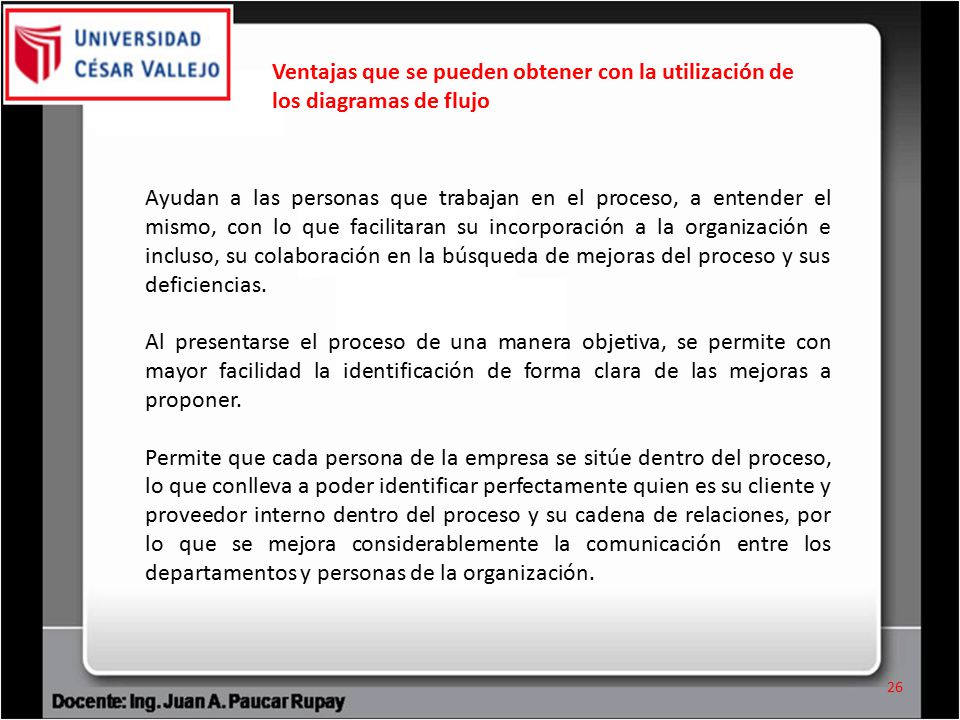Ventajas que se pueden obtener con la utilización de los diagramas de flujo