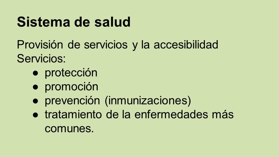 Nivel de salud Población - Genoma Ambiente - Organización social