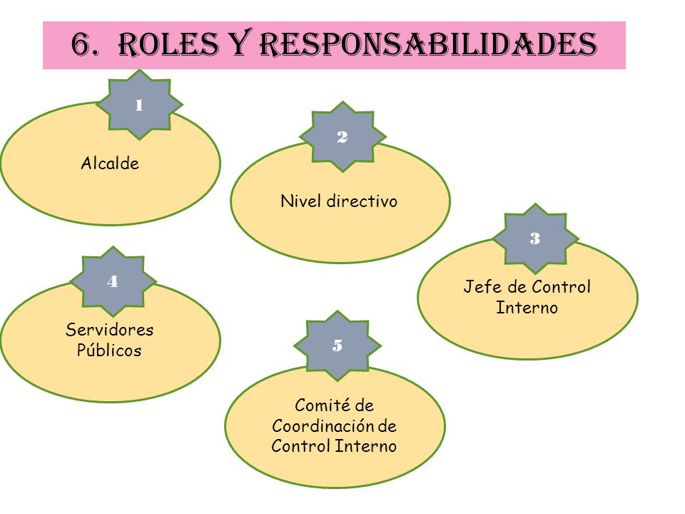 6. Roles y responsabilidades