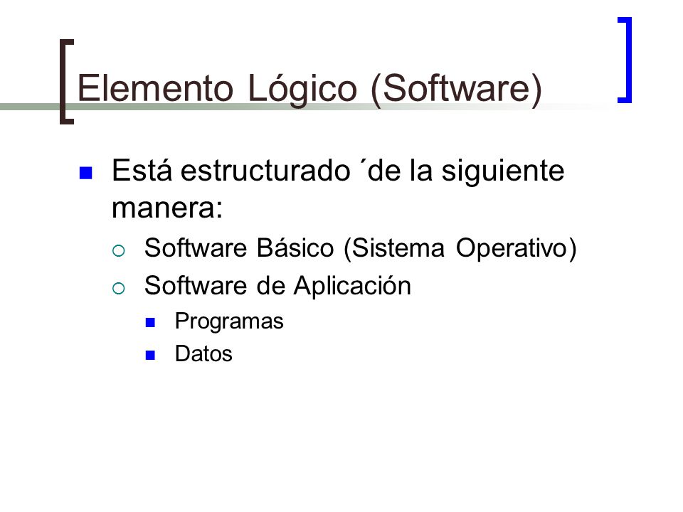 Elemento Lógico (Software)