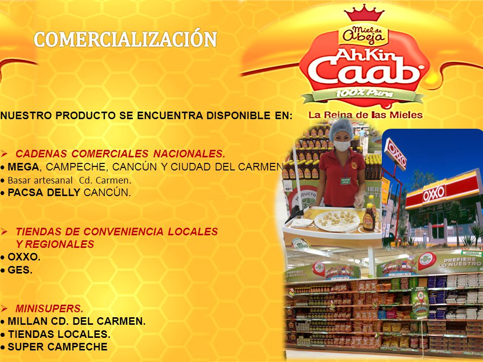 COMERCIALIZACIÓN NUESTRO PRODUCTO SE ENCUENTRA DISPONIBLE EN: