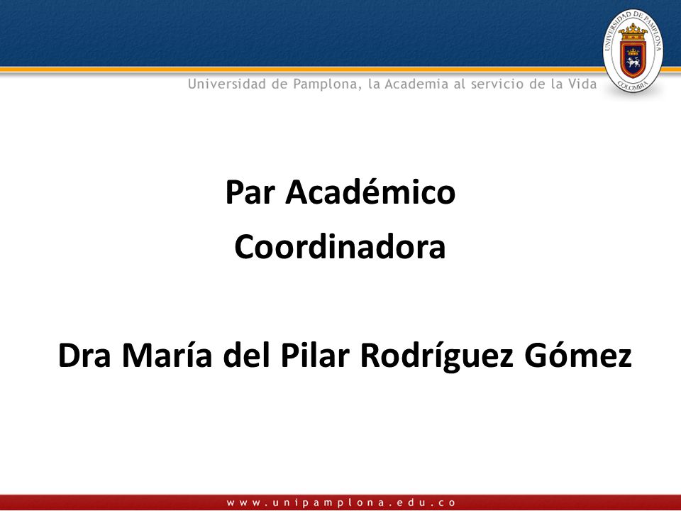 Dra María del Pilar Rodríguez Gómez